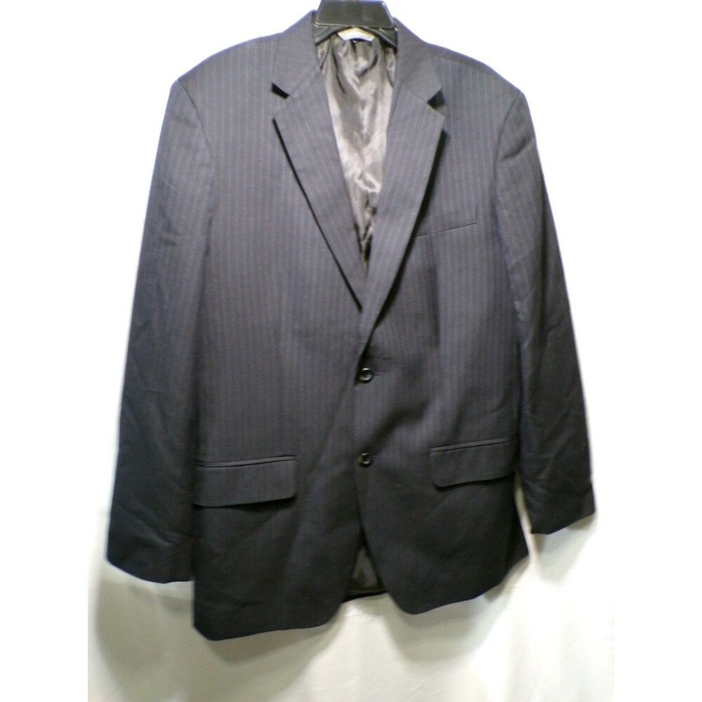 MERONA Men's 42 Long Pinstripe Suit Jacket Blazer Notch Lapel Vintage